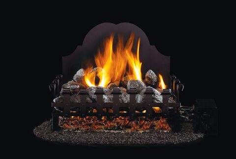 Gas fireplace rack best sale