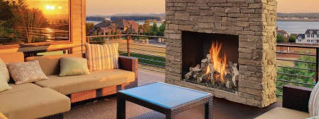 4035 Outdoor Traditional Gas Fireplace