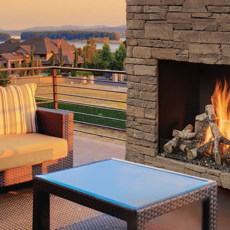 4035 Outdoor Traditional Gas Fireplace
