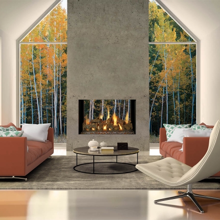 Davinci Timber Fire Collection gas fireplaces