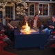 Fire pit chat table